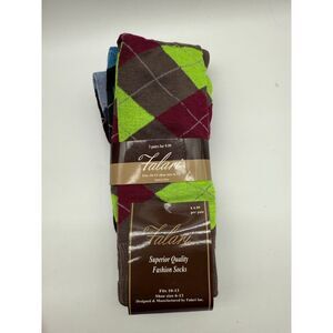 Falari Fashion Socks, 3-pack Shoe Sz 6-12